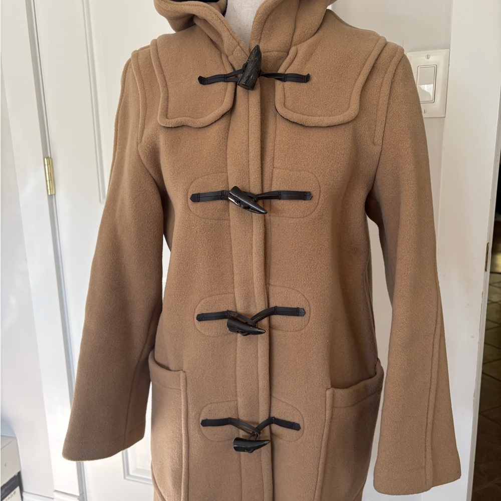 Women's Classic Tan Toggle Jacket - image 1